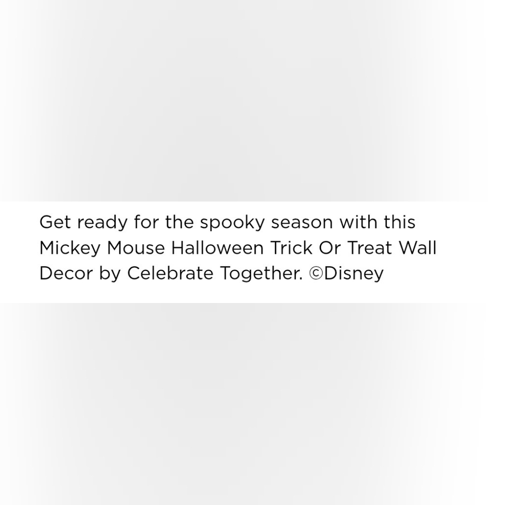 Mickey Mouse Halloween Skeleton Trick or Treat Wall Art - Black Frame NWT. - Picture 10 of 11